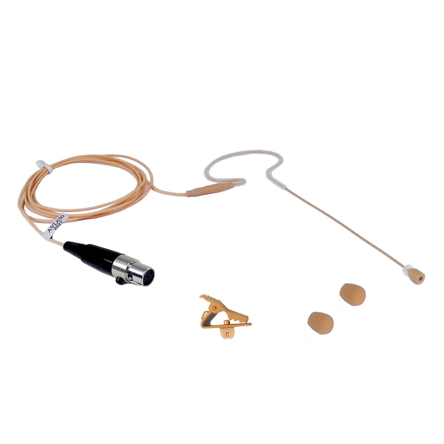 Rannsgeer AVL630R-PK Omnidirectional Headset Microphone for Shure Wireless - Pink (TA4F/Mini 4-Pin)