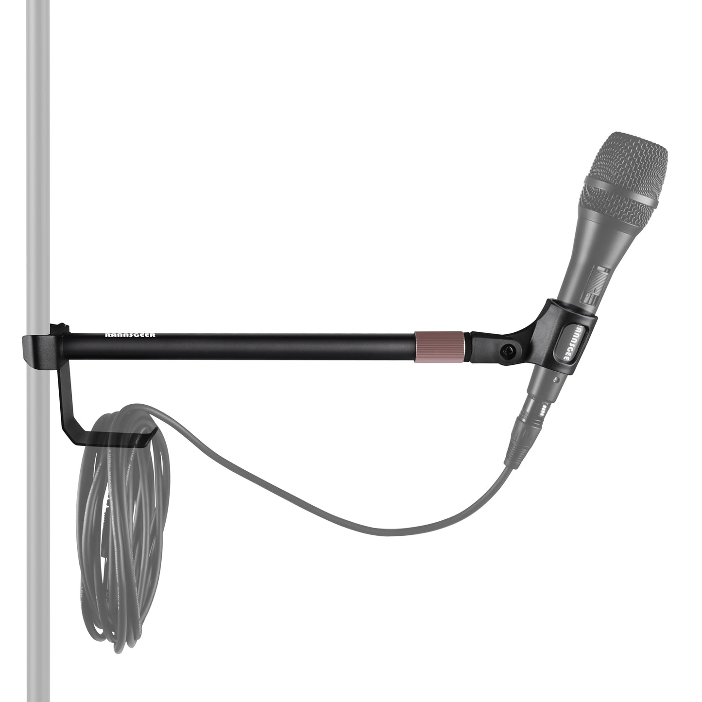 Rannsgeer Microphone Extension Long Boom for Microphone Stand with Headset Hanger (RS1726)