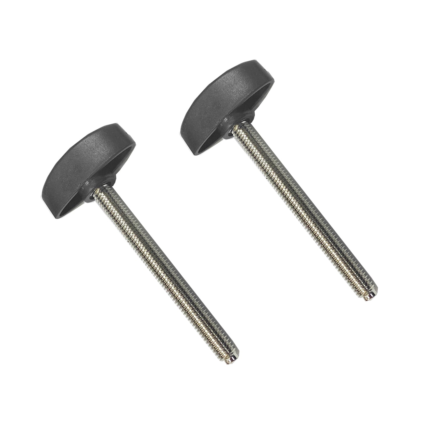 Rannsgeer 2-Pack Replacement Long Thumb Screws for Speaker Stands, TV Carts & Mic Trays