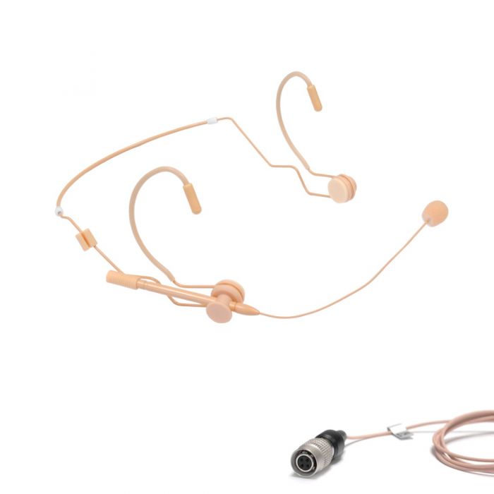 AV-JEFES AVL637D-MP4 Headset Microphone with Detachable Cable for Mipro, Peavy, Beyer