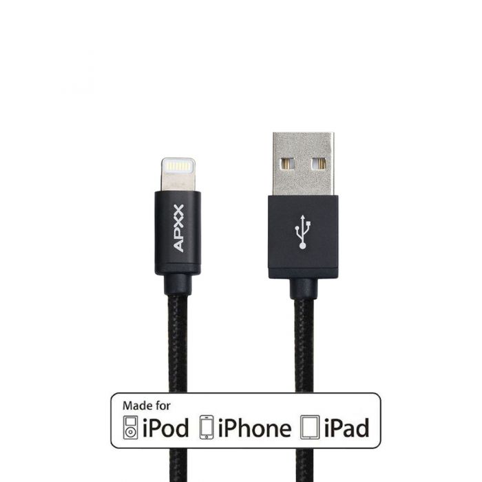 APXX AL203S Apple MFi certified Lightning cable, 3ft