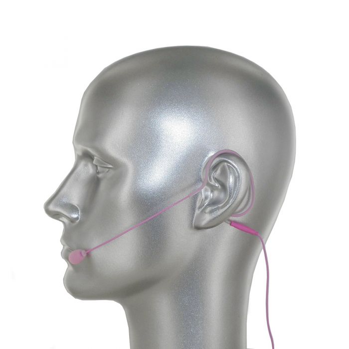 Rannsgeer UHF R288-630PK 4-Channel Pink Color Mini Headset Wireless Microphone