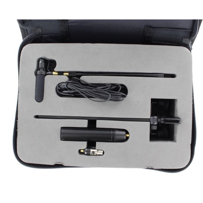 AV-JEFES PMM19B-SH4-VA Viola Clip-On Musical Instrument Microphone for Shure Wireless Microphone and Phantom Power Input