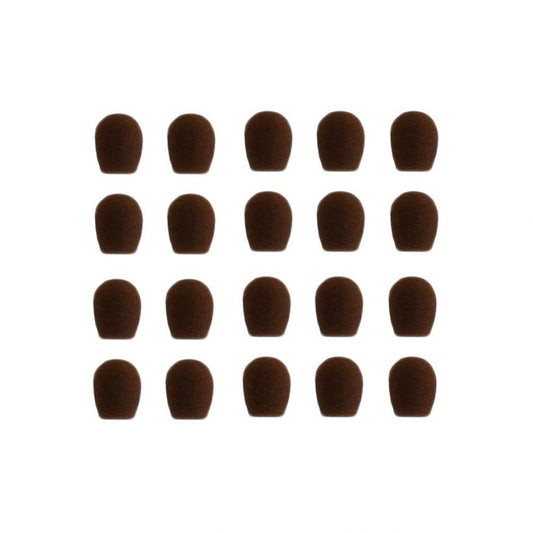 EZProGear EZ10CC-20 10mm Cocoa Color Mini Headset Microphone Windscreen (20 Pack)