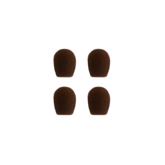 EZProGear EZ10CC-4 Cocoa Color 10mm Mini Headset Microphone Windscreen (4 Pack)