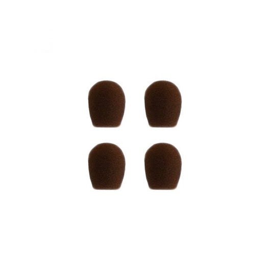EZProGear EZ10CC-4 Cocoa Color 10mm Mini Headset Microphone Windscreen (4 Pack)