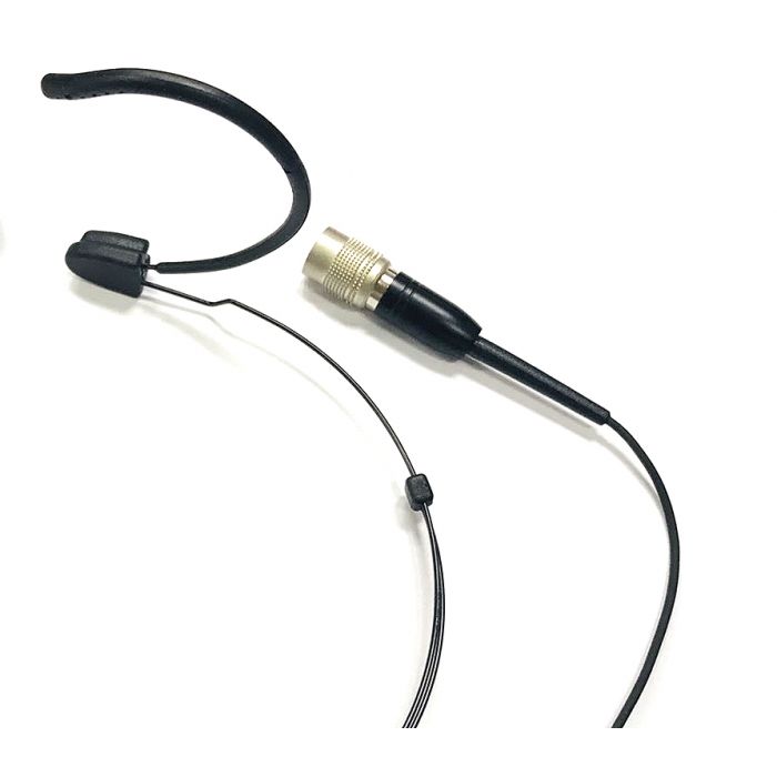 U-Voice UV340A-H4P Ultra Lite Adjustable Frame and Boom Black Color Headset Microphone for Audio Technica