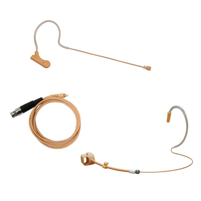 U-Voice UVS70DTF-TA3 Tan Color Mini Headset Microphone with Frame for AKG, Samson