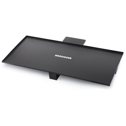 Rannsgeer Heavy Duty Clamp-On Desk Extender Tray - Ergonomic Table Extension for Home & Office (2 Sizes)
