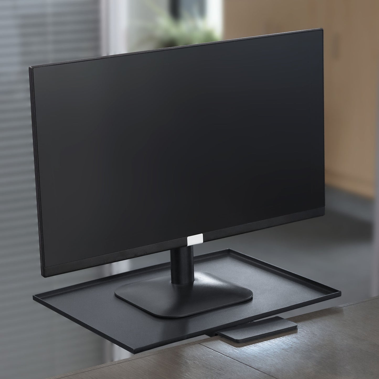 Rannsgeer Heavy Duty Clamp-On Desk Extender Tray - Ergonomic Table Extension for Home & Office (2 Sizes)