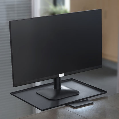 Rannsgeer Heavy Duty Clamp-On Desk Extender Tray - Ergonomic Table Extension for Home & Office (2 Sizes)