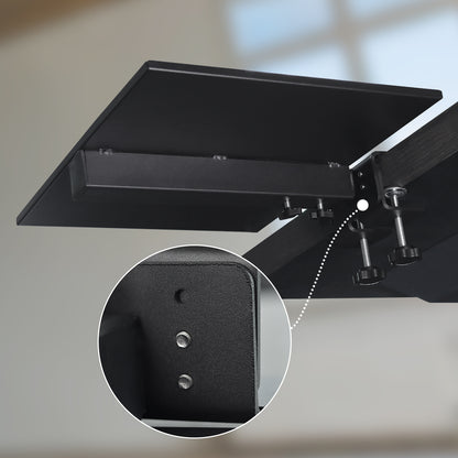 Rannsgeer Heavy Duty Clamp-On Desk Extender Tray - Ergonomic Table Extension for Home & Office (2 Sizes)