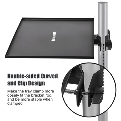 Rannsgeer Quick Release Plate for Speaker Stand & TV Cart Trays