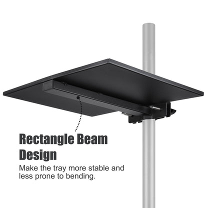 Rannsgeer 2-Pack Universal Tray for TV Stands & Speaker Tripods (11.8" x 11.8")