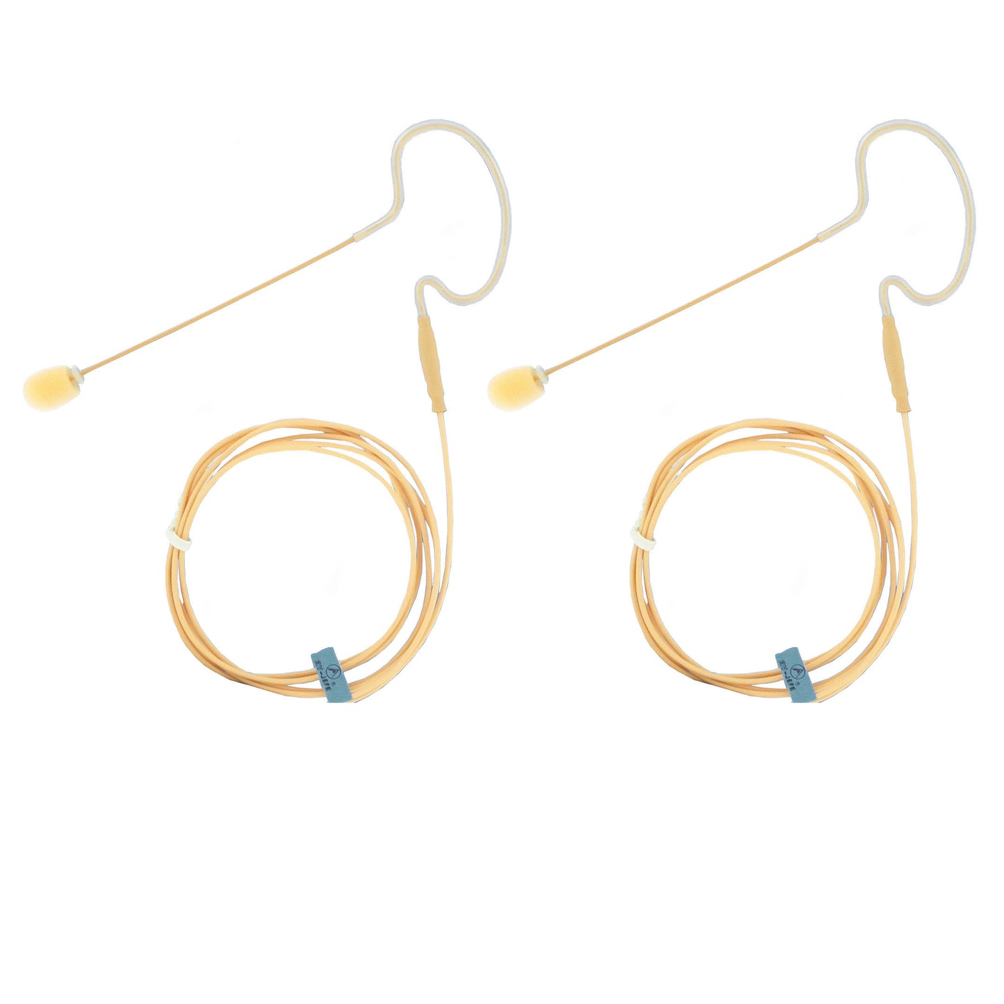 Rannsgeer AVL630R-SH4-P2 Earhook Headset Microphone for Shure Wireless (2-Pack)