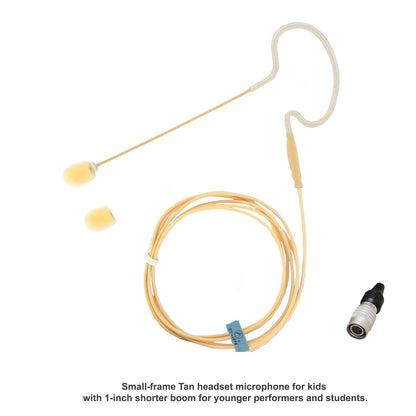 Rannsgeer Earhook Headset Microphone with H4P 4-Pin Connector for Audio-Technica Wireless Systems (AVL630R-H4P)