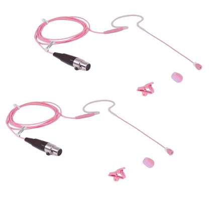 Rannsgeer AVL630R-SH4-P2 Earhook Headset Microphone for Shure Wireless (2-Pack)