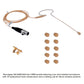 Rannsgeer AVL630R-SH4 Tan Headset Mic for Shure Wireless (TA4F) - Includes 10 Windscreens & Clip
