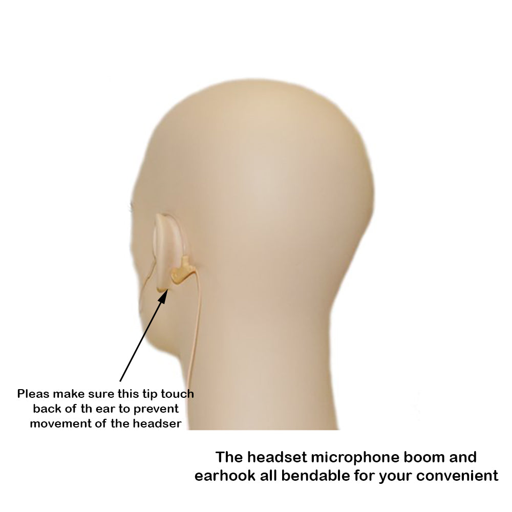 AV-JEFES AVL670T-H4P Tan Headset Mic for Audio-Technica Wireless