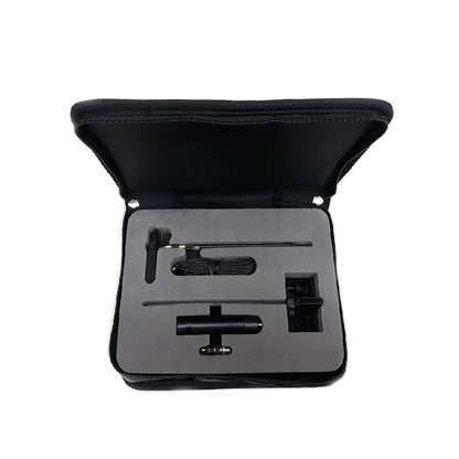 Rannsgeer PMMB19 Violin Clip-On Condenser Microphone Kit with Rechargeable 48V Phantom Power Supply