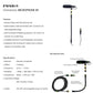 AV-JEFES PMM19B-H4P-CL Clarinet Clip-On Musical Instrument Microphone for Audio Technica Wireless Microphone and Phantom Power Input