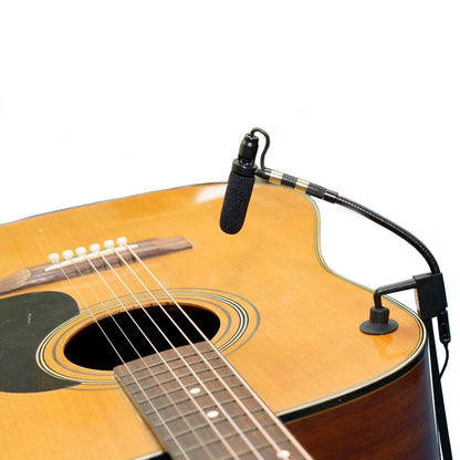 Rannsgeer Professional Instrument Microphone for Guitar with Rechargeable External 48V Phantom Power Supply for Recording and Performance