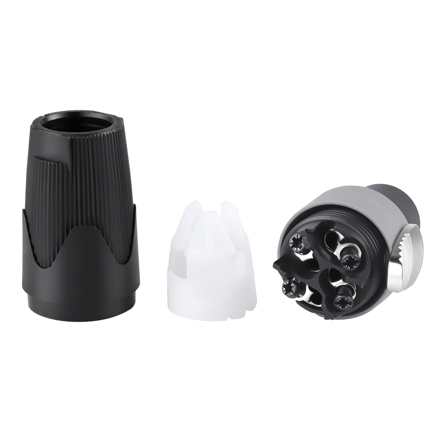 Rannsgeer 4-Pole Speakon Connectors (4 Pack) - Twist Lock Speaker Plugs