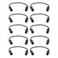 Rannsgeer R7201P10 XLR Male to XLR Female 10 Pack 1 Feet Microphone Cable