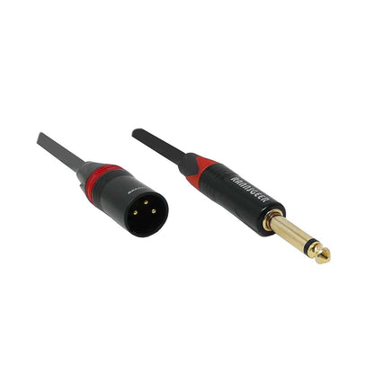 Rannsgeer 1/4" TS Mono to XLR Male Unbalanced Audio Cable (1ft & 3ft)
