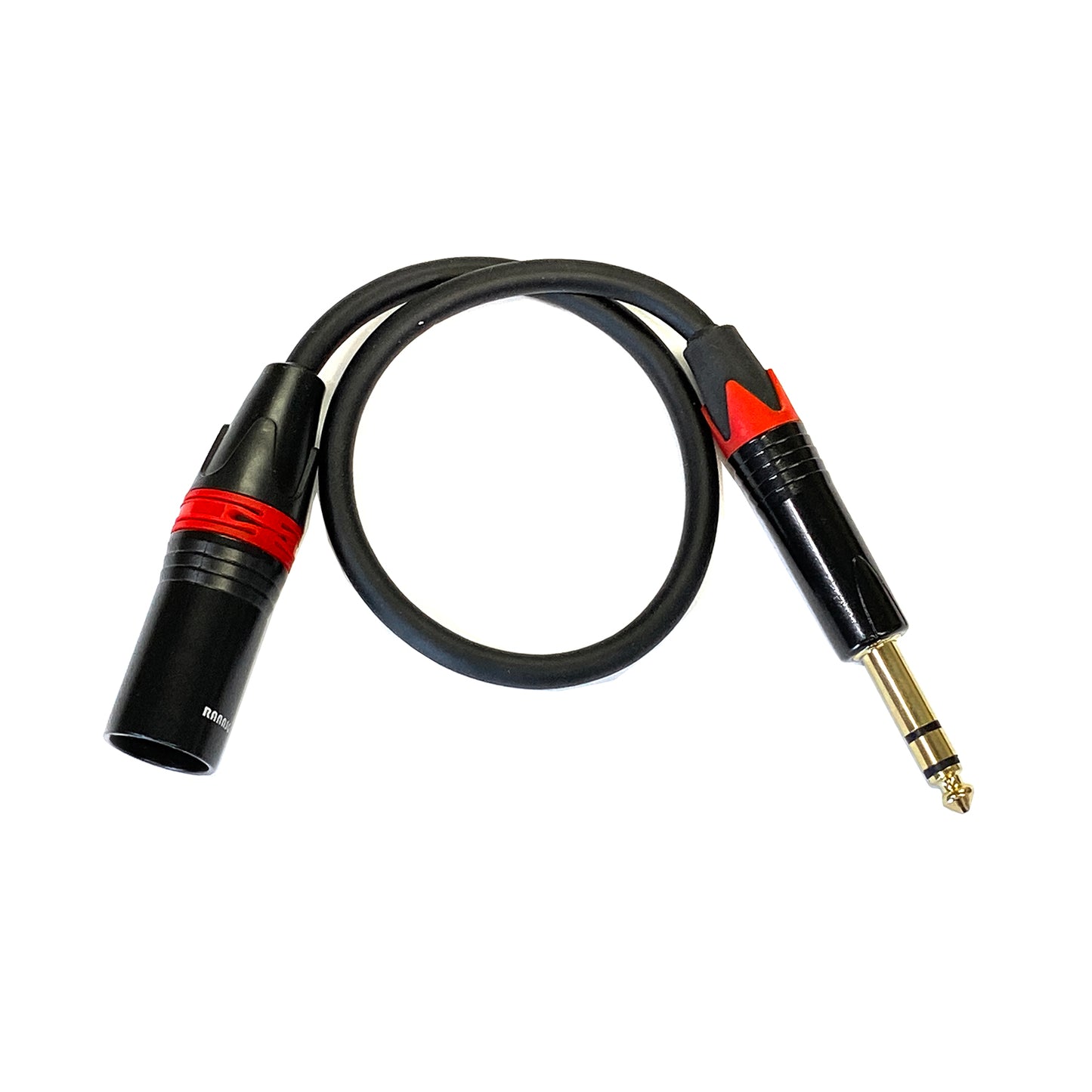 Rannsgeer 1/4" TRS to XLR Male Balanced Audio Cable, 1ft Patch Cord