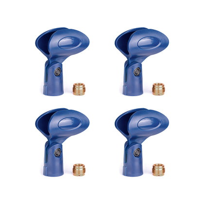 Rannsgeer Wireless Microphone Clips (4 Pack) with 5/8" to 3/8" Adapters