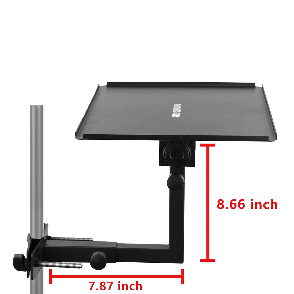 Rannsgeer RHT602 and RHT603 laptop tray size comparison