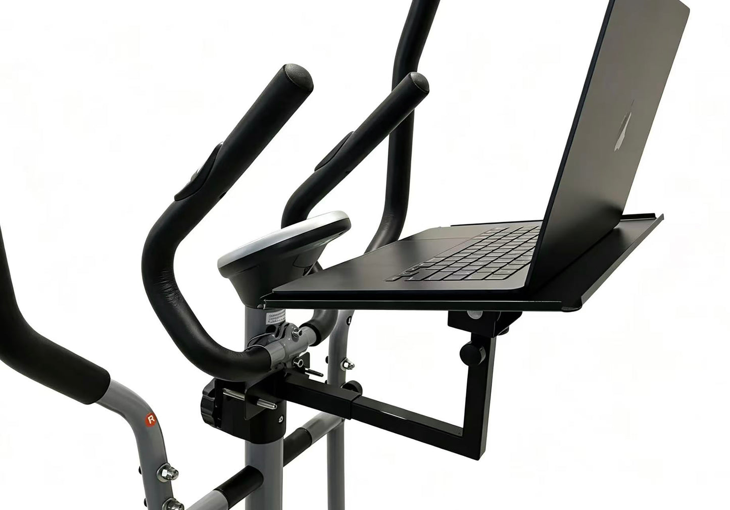 Rannsgeer RHT603 Adjustable Laptop Tray | 360° Swivel & Tilt Mount for Speaker Stands & Treadmills (11x16")