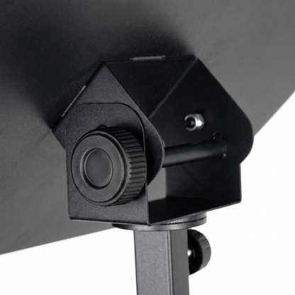 Rannsgeer RHT602 Adjustable Laptop & Tablet Tray | 360° Swivel & Tilt Mount for Speaker Stands & Treadmills (10x13")