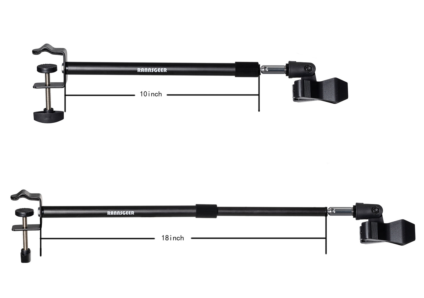 Microphone Extension Boom Arm for Stands | 11-18" Adjustable (RS1725)