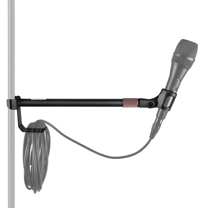 Rannsgeer 10"-18" Adjustable Microphone Extension Boom Arm with Integrated Headset Hanger (RS1726)