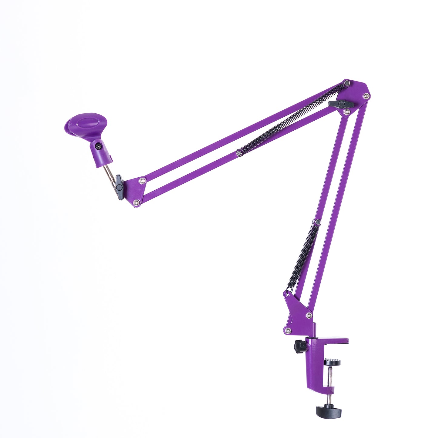 Rannsgeer Desktop Microphone Boom Arm - Heavy Duty Adjustable Metal Mic Stand