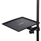 Rannsgeer 2-Pack Microphone Stand Tray - 12.8" x 9.8" Heavy Duty Steel Utility Shelf with Clamp for Music Stands & Speaker Poles