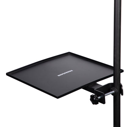 Rannsgeer RST303-P2 2-Pack Microphone Stand Tray - Heavy Duty Steel Utility Shelf