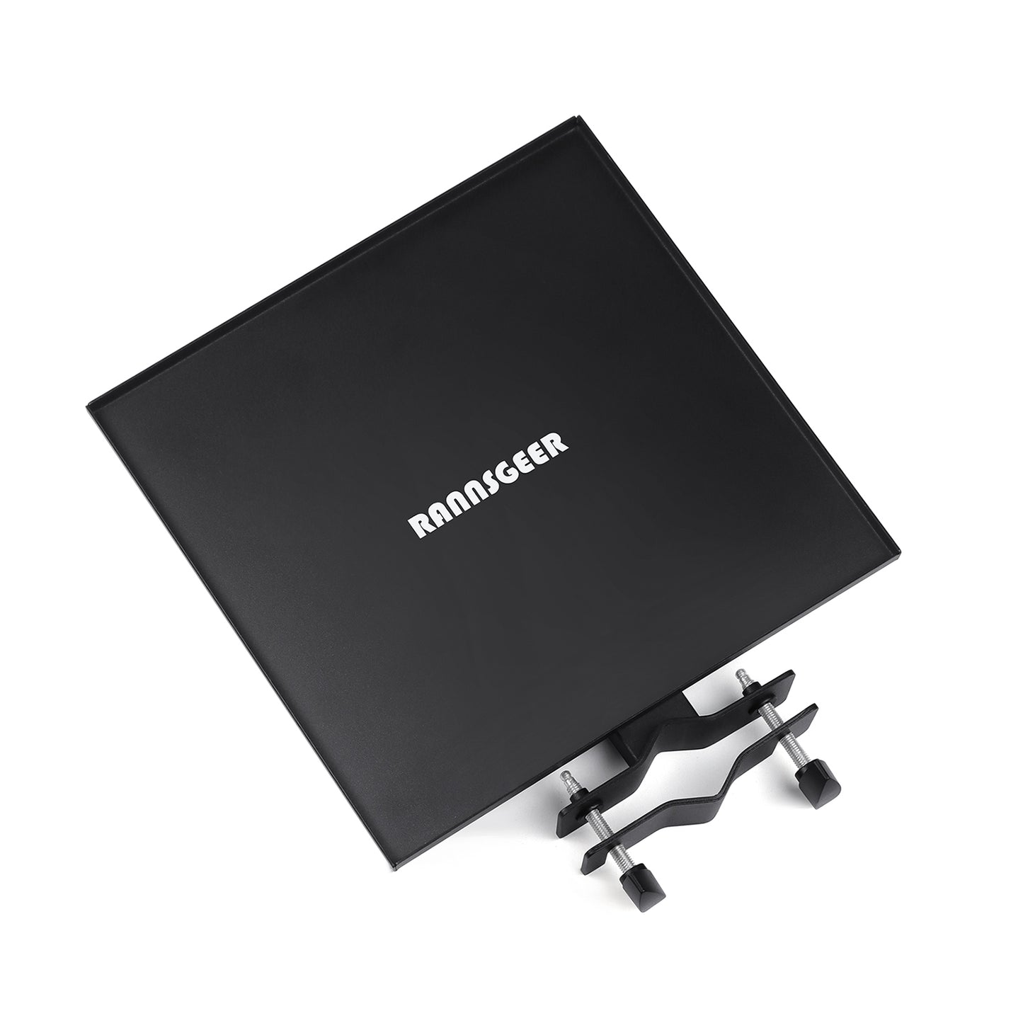 Rannsgeer Heavy Duty Steel Tray - Universal Mount for TV Stands, Carts & Speaker Stands