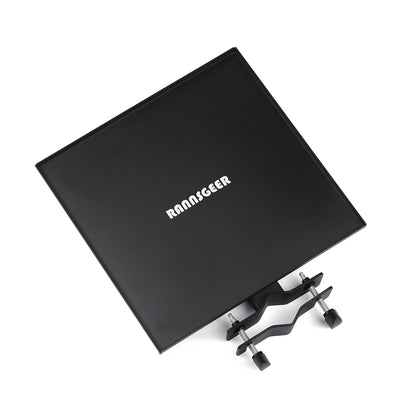 Rannsgeer Heavy Duty Steel Tray - Universal Mount for TV Stands, Carts & Speaker Stands