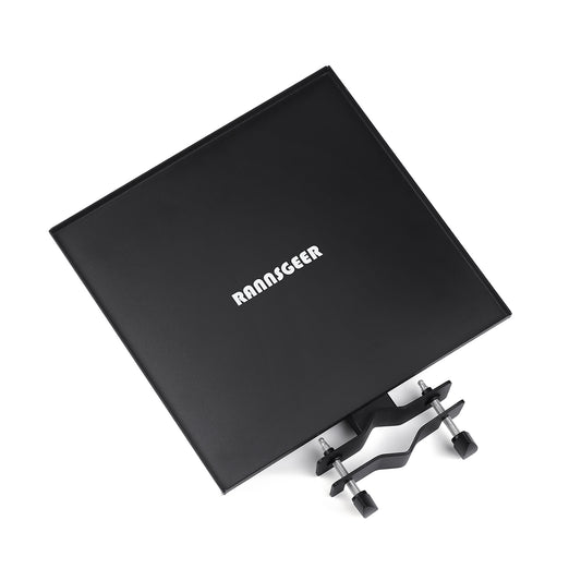 Rannsgeer Heavy Duty Steel Tray - Universal Mount for TV Stands, Carts & Speaker Stands