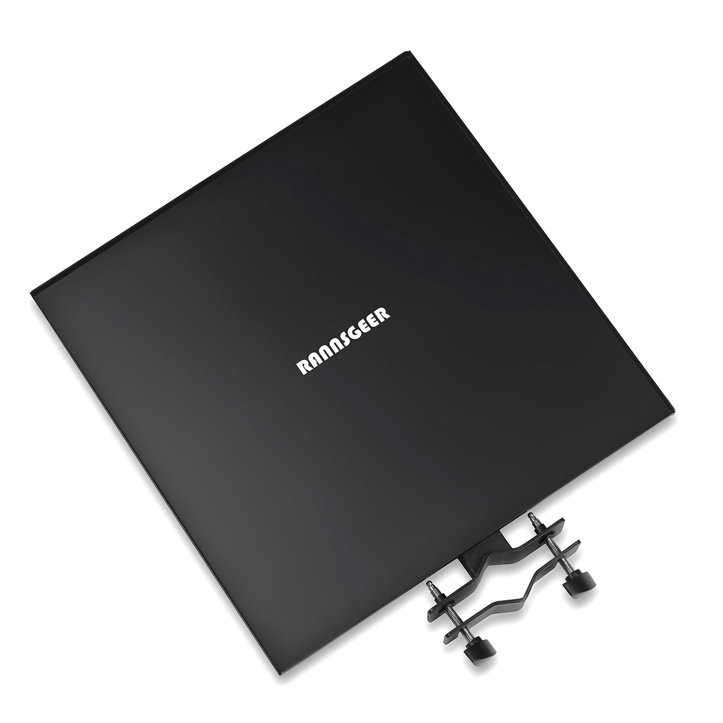 Rannsgeer Heavy Duty Steel Tray - Universal Mount for TV Stands, Carts & Speaker Stands