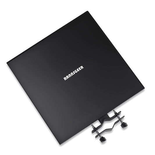 Rannsgeer Heavy Duty Steel Tray - Universal Mount for TV Stands, Carts & Speaker Stands