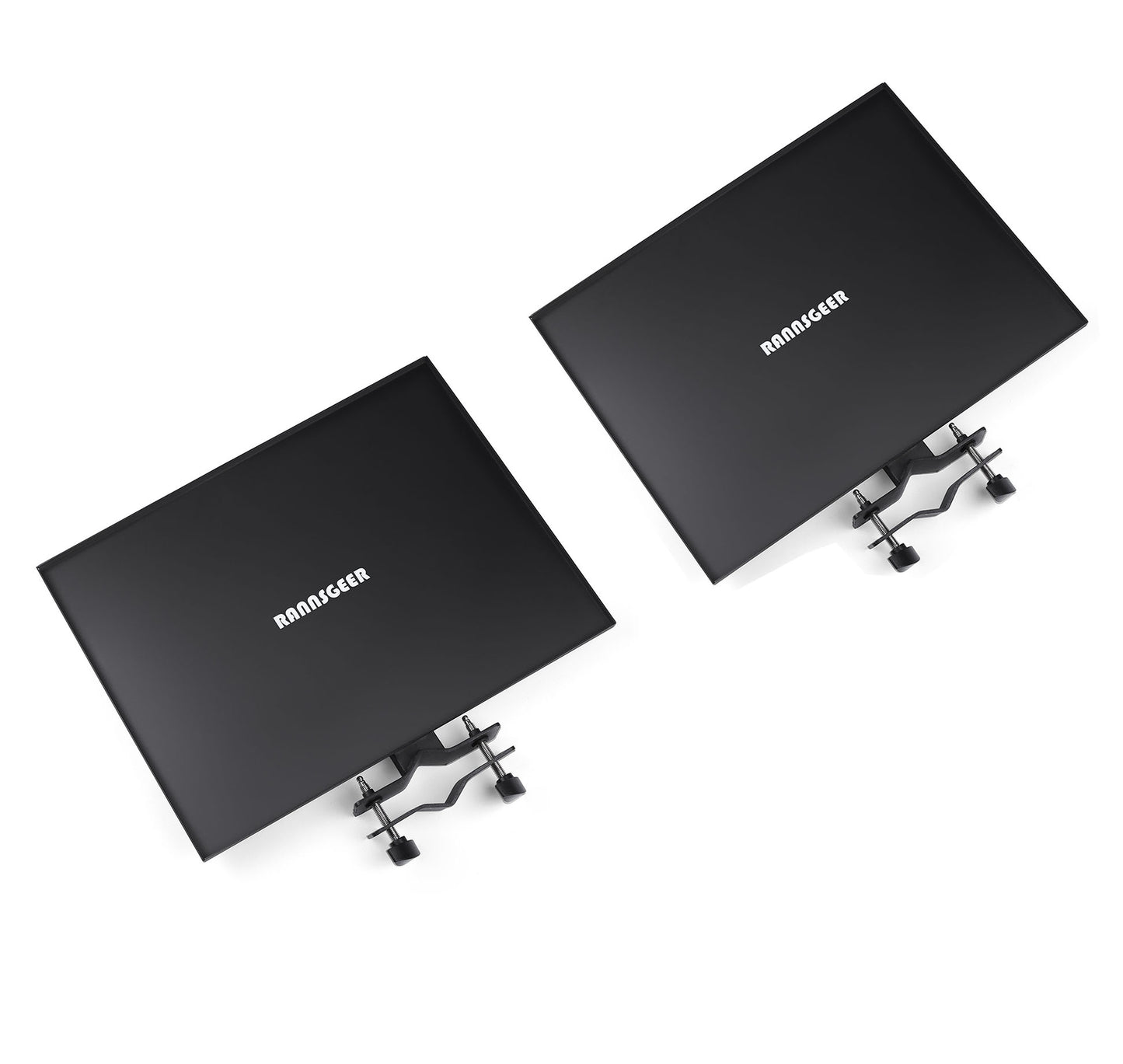 Rannsgeer RST106-P2 (Set of 2) Universal Metal Trays - 11.4" x 15.4" for Speaker & TV Stands
