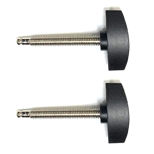 Rannsgeer 2-Pack Replacement Thumb Screws for Speaker Stands, TV Carts & Mic Trays