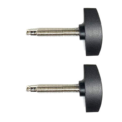 Rannsgeer 2-Pack Replacement Short Knob Thumb Screws for Microphone Trays (M8 x 32mm)