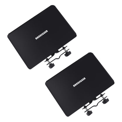 Rannsgeer RST302-P2 7.8x10.8 Heavy Duty Metal Tray for Microphone Stand 2-Pack
