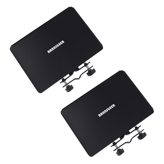 Rannsgeer RST302-P2 7.8x10.8 Heavy Duty Metal Tray for Microphone Stand 2-Pack