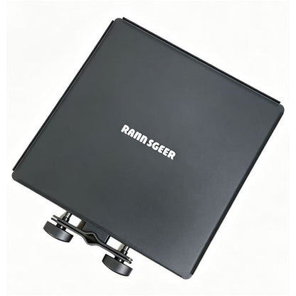 Rannsgeer Heavy-Duty Steel Clamp-On Tray for Microphone & Speaker Stands
